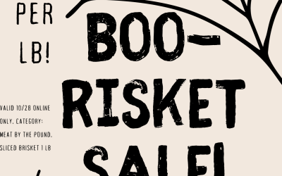 BOO-RISKET SALE!