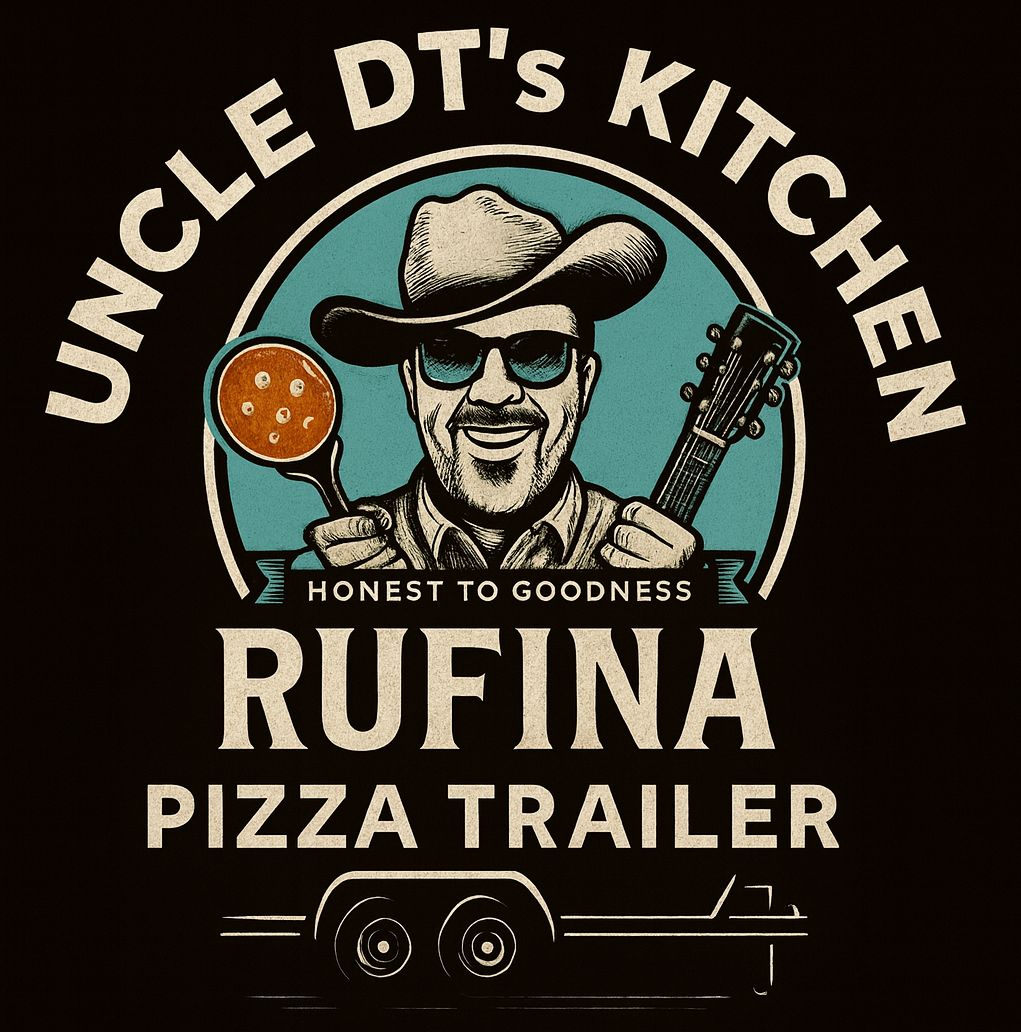Uncle DT’s Rufina Pizza Trailer Logo
